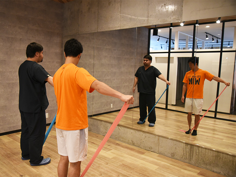 完全に競技復帰するまでサポート