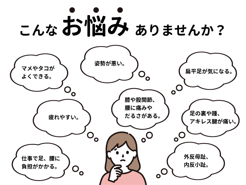 足・膝・腰の悩みを根本解決